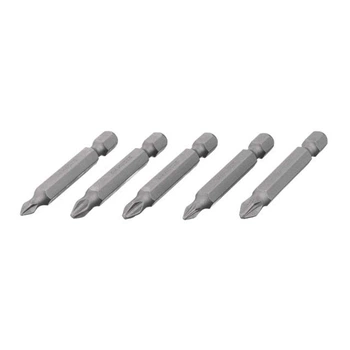 Набір викруткових насадок, PH1, PH2, PZ1, PZ2, 1/4"×50 мм, ACR, S2, 5 од., STORM INTERTOOL VT-0205