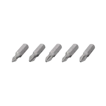 Набор отверточных насадок, PH1, PH2, PZ1, PZ2, 1/4"×25 мм, ACR, S2, 5 шт., STORM INTERTOOL VT-0210