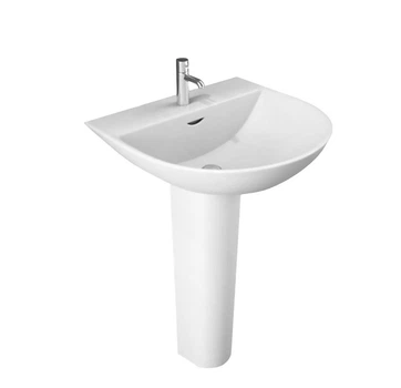 Комплект раковина с ножкой RAK Ceramics Reserva 55x18.5x50.5см (RAK0026) Белый