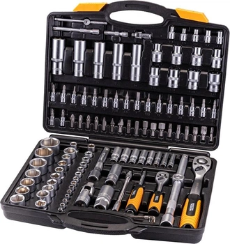 Набор инструментов Mastertool PROFI ¼"&½" 111 шт 4-14 мм 10-32 мм CrV50BV30 противоударный кейс 78-5111