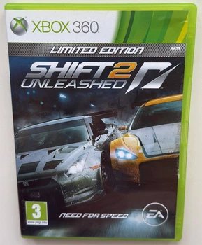 Диск для Xbox 360 - Shift 2 Unleashed Limited Edition, русские субтитры, Б/У