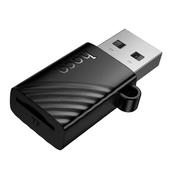Кардрідер HOCO HB53 USB-A Micro SD Чорний