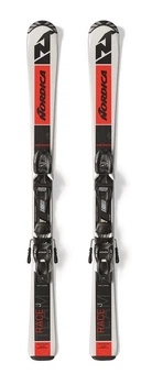 Лижі гірські комплект для підлітків Nordica TEAM J FDT+JR 7.0 140см Black/red/white (0A0345+0C9022ME001) O