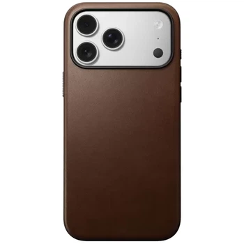 Кожаный чехол Nomad Modern Leather Case Brown для iPhone 17 Pro