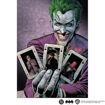Деревянный пазл Woods Story The Batman Joker Джокер Карты Судьбы 40x29 см