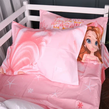 Комплект постельного белья в кроватку детский Mirson 110х140 см Kids Time 17-0901 Princess Dream Бязь (2200012397596)