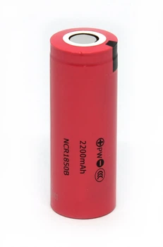 Аккумулятор 18500 Li-Ion Panasonic NCR18500B, 2350mAh, 4.5A, 4.2/3.6/2.5V, Red