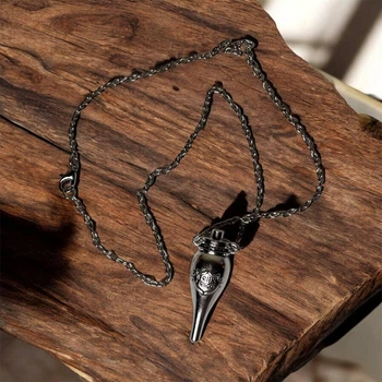 Подвеска Felix Felicis, Гарри Поттер, серебристая, цепочка 45 см