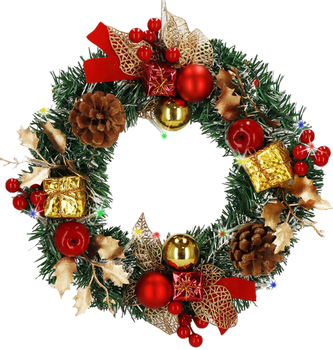 Wianek świąteczny Springos CA1318 ozdoba na drzwi 30 cm (5907719466132)