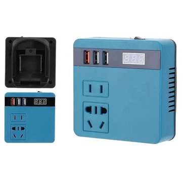 Инвертор 17-21 В - 220В на аккумулятор Makita, Grand, Profitec, Revolt,Pro Craft ,Deco преобразователь напряжения