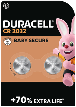 Батарейка Duracell CR2032 Lithium 3v (2 шт.)