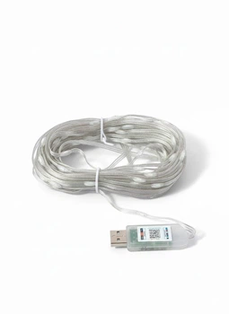 Гирлянда USB капля, 10 метров, RGB многоцветная / Декоративное освещение с настройкой через приложение