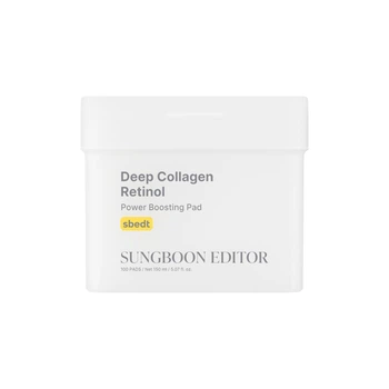 Педы для лица с ретинолом Deep Collagen Retinol Power Boosting Pad Sungboon Editor 100 шт/150 мл 8800253022079