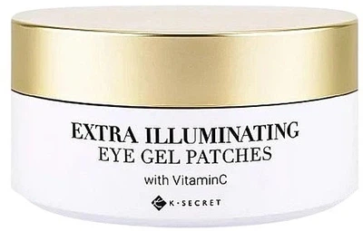 Патчи для глаз с витамином С осветительные K-SECRET Extra Illuminating Eye Gel Patches Vitamin C 60 шт