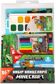 Набір канцелярії Yes № 5 Minecraft 11 предметів (450217