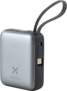 УМБ Vinga 10000 mAh 35W Display Cable Black (VPBB1035C)
