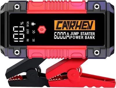 Пусковое устройство модель CARHEV 6000A Jump Starter Power Bank