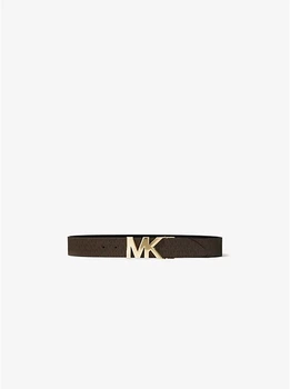Жіночий шкіряний двосторонній ремінь Michael Kors Reversible Logo and Leather (558515)