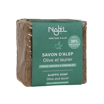 Алеппское мыло 30% лаврового масла 170г Najel 3760061221215
