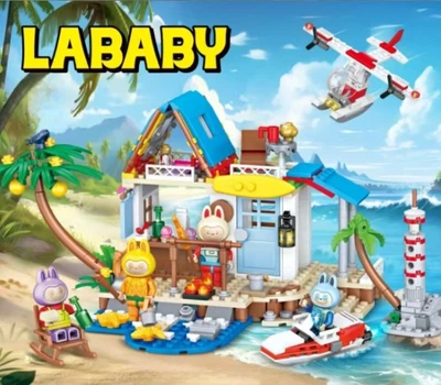 Дитячий конструктор Labubu для фігурок Lego, пластик(KS_2800441074)