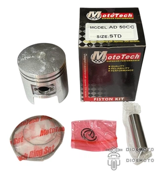 Поршень + кольца STD SUZUKI AD 49сс (TW) MOTOTECH