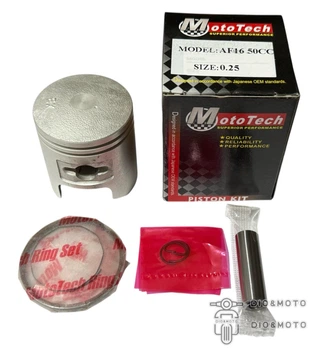 Поршень + кольца 0.25 HONDA TACT AF-16 49сс (TW) MOTOTECH