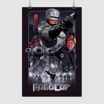 Постер Робокоп, Робот-полицейский, RoboCop (1987), A3 42×28 см (id3542)