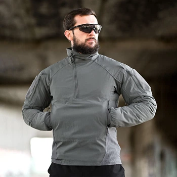 Утеплений анорак Yinren Combat Gen II сірий розмір 2XL