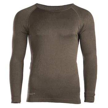 Лонгслив термоактивный тактический Mil-Tec термокофта Thermoactive Shirt 2XL Olive (Takctik-1990M-T)