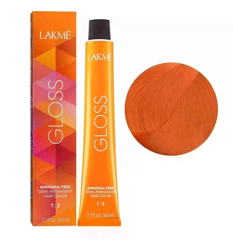 Тонуюча крем-фарба Lakme для волосся без аміаку Gloss Color Rinse 0/40 Мідний MIX (мікстон) 60 мл