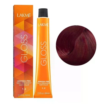 Тонирующая крем-краска Lakme для волос без аммиака Gloss Color Rinse 0/90 Красный MIX (микстон) 60 мл