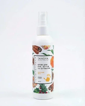 Крем для рук Tanoya ногтей и кутикулы "Праздничный фреш" Hand Nail and Cuticle Cream 100 мл