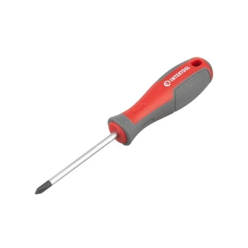 Отвертка Intertool крестовая PH1x75мм (VT-3315)