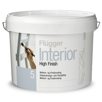 Краска акриловая Flugger Interior High Finish 5 (Base 3 - прозрачная, под тонировку) 2.8л