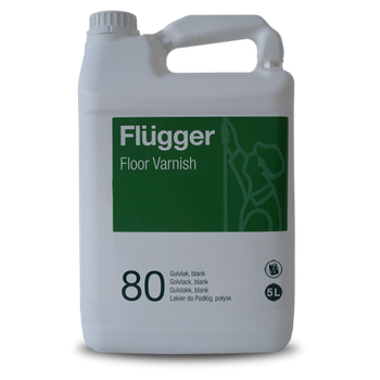 Лак полиуретан-акриловый для деревянных полов Flugger Natural Wood Floor Varnish 80, 5л
