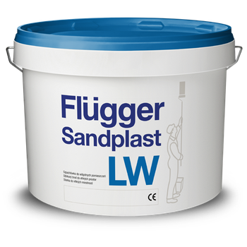 Шпаклевка для влажных помещений Flugger Sandplast LW Waterproof Голубая 10л