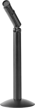 Мікрофон Nedis jack 3.5 мм Чорний (MICSJ100BK)