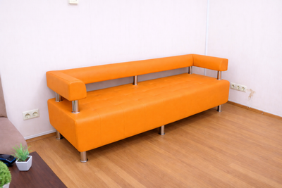 Диван офісний BNB IRIS 180 см помаранчевий 2218