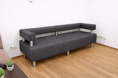 Диван офісний BNB IRIS 160 см сірий аляска 05