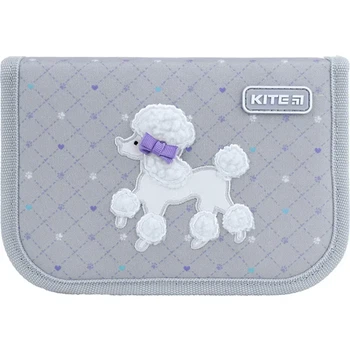 Пенал без наповнення Kite 1 відділення, 1 відворот Cute Dog K22-621-1