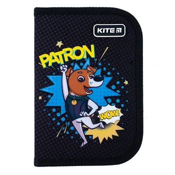 Пенал без наповнення Kite Patron PN23-621-2, 1 відділення, 1 відворот