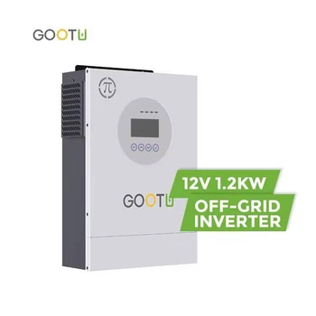 Гибридный инвертор Gootu Солнечный 12В 1,2кВт 1200Вт Чистая синусоида ( 12V 1.2kW 1200W ) (Inv0014)
