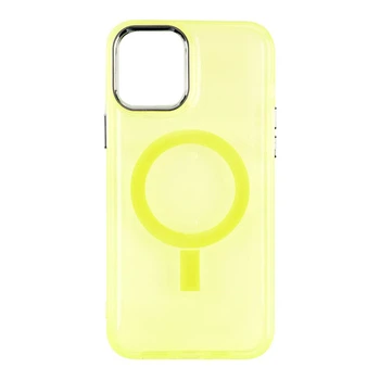 Чохол TPU Lollipop with Magsafe для iPhone 12/12 Pro Колір Yellow