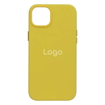 Чохол Leather Case для iPhone 14 Pro Max Колір Canary Yellow