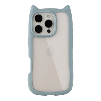 Чохол TPU+PC Cat Ears Case для iPhone 16 Pro Колір Blue