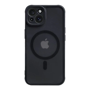 Чохол TPU+PC Anti Drop Full Camera with MagSafe для iPhone 15 Колір Black