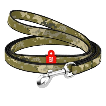 Поводок для кошек/мелких пород собак Waudog Nylon Милитари XS 10 мм х 122 см (369-4026 Col)