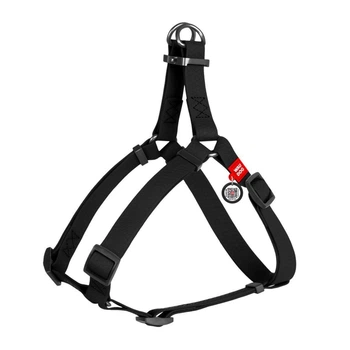 Шлей для собак Waudog Waterproof с QR паспортом 20 мм х 50-80 см Черный (26622752)