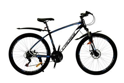 Велосипед CrossBike Tracker 29" 18" Чорний-Синій