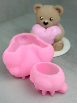 Силиконовая форма Медвежонок любви 1200 ml